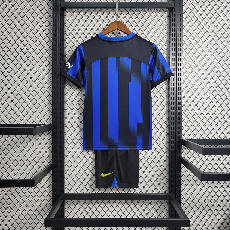 Kit Infantil Inter De Milão Home 23/24 - FutStore Oficial!