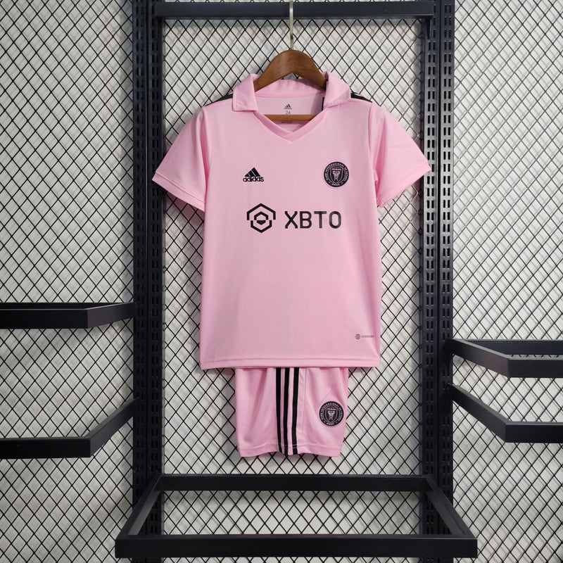 Kit Infantil Inter Miami Home 23/24 - FutStore Oficial!