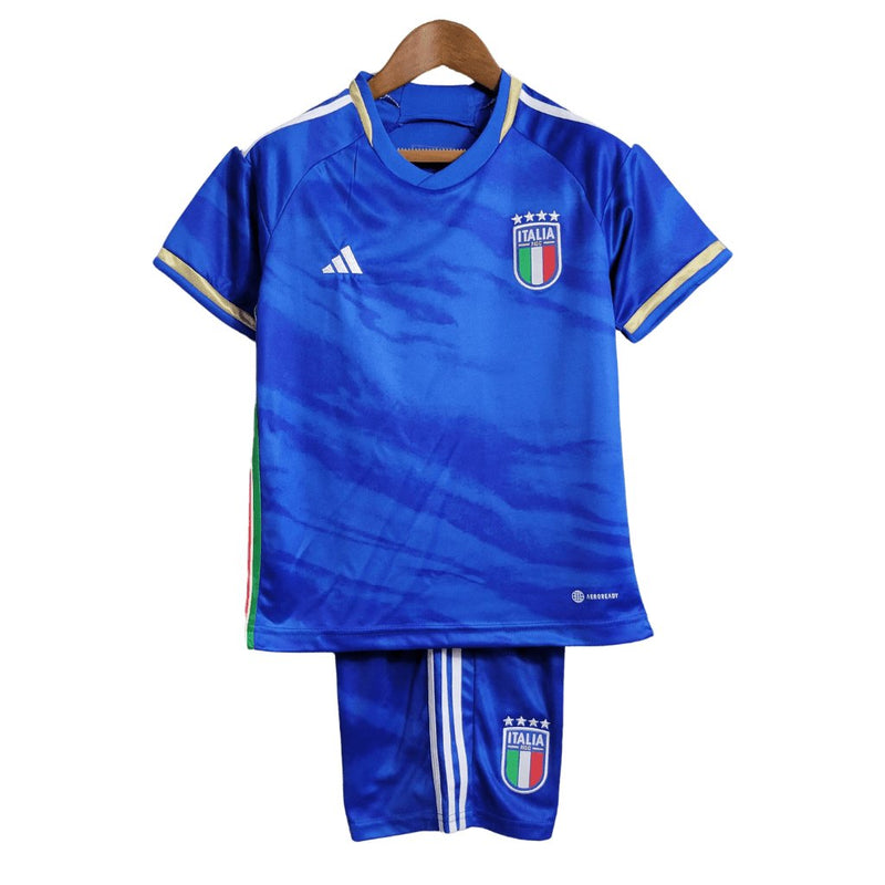 Kit Infantil Italia I 23/24 - Adidas - FutStore Oficial!