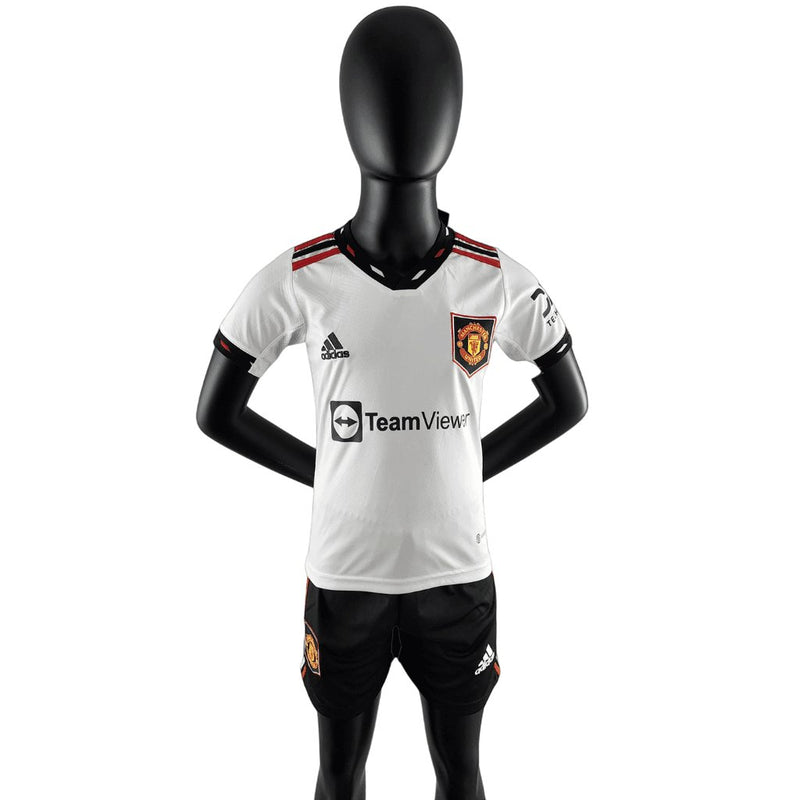 Kit Infantil Manchester United II 22/23 - Adidas - FutStore Oficial!