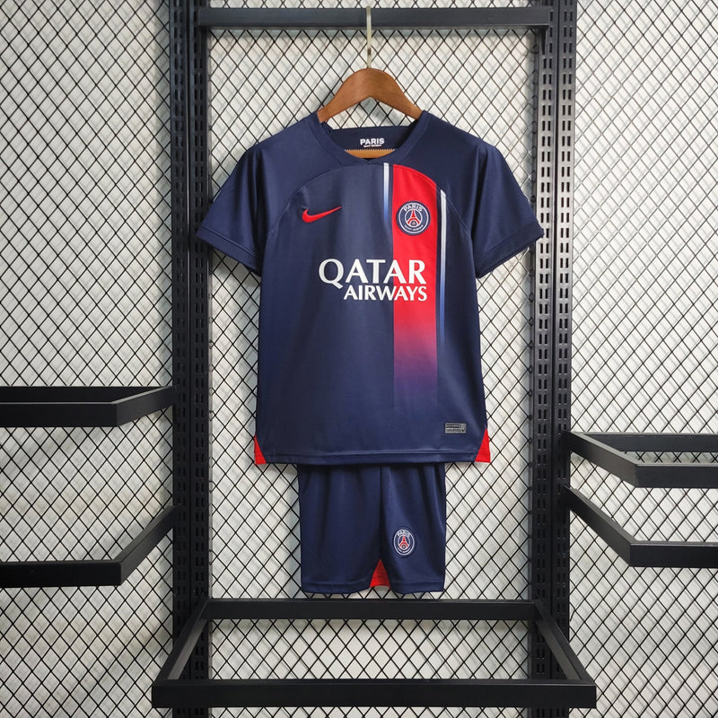 Kit Infantil PSG Titular 23/24 - FutStore Oficial!