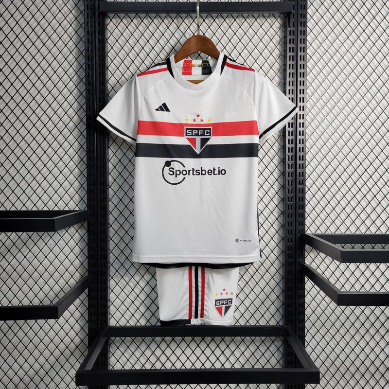 Kit Infantil São Paulo Titular 23/24 - FutStore Oficial!