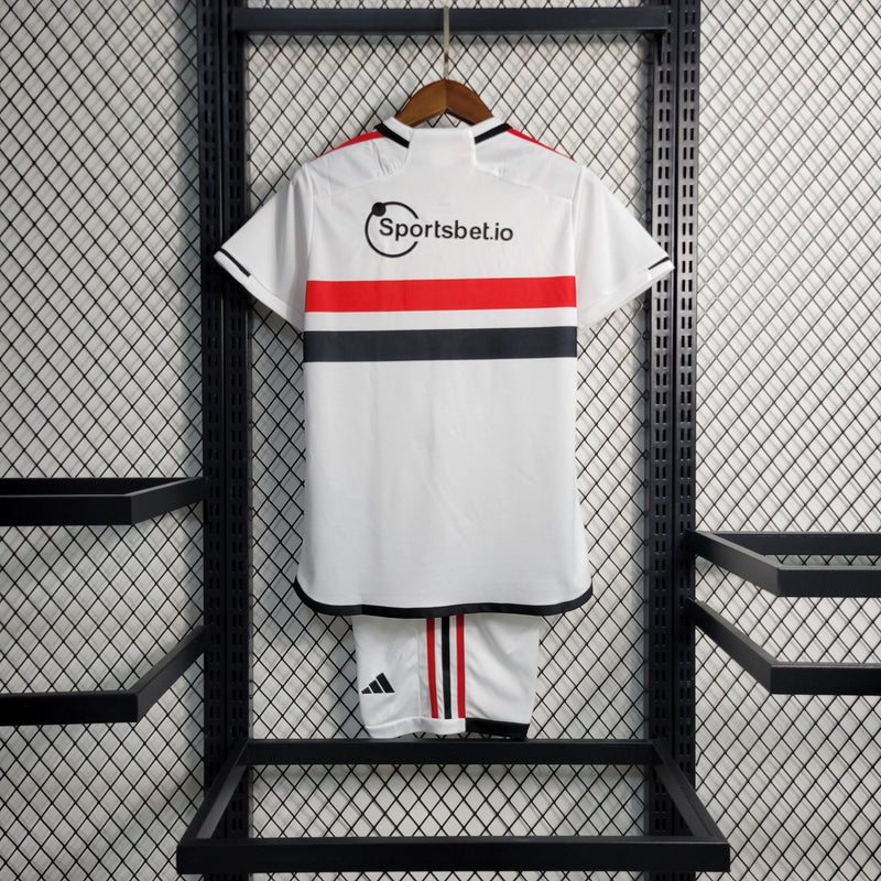 Kit Infantil São Paulo Titular 23/24 - FutStore Oficial!