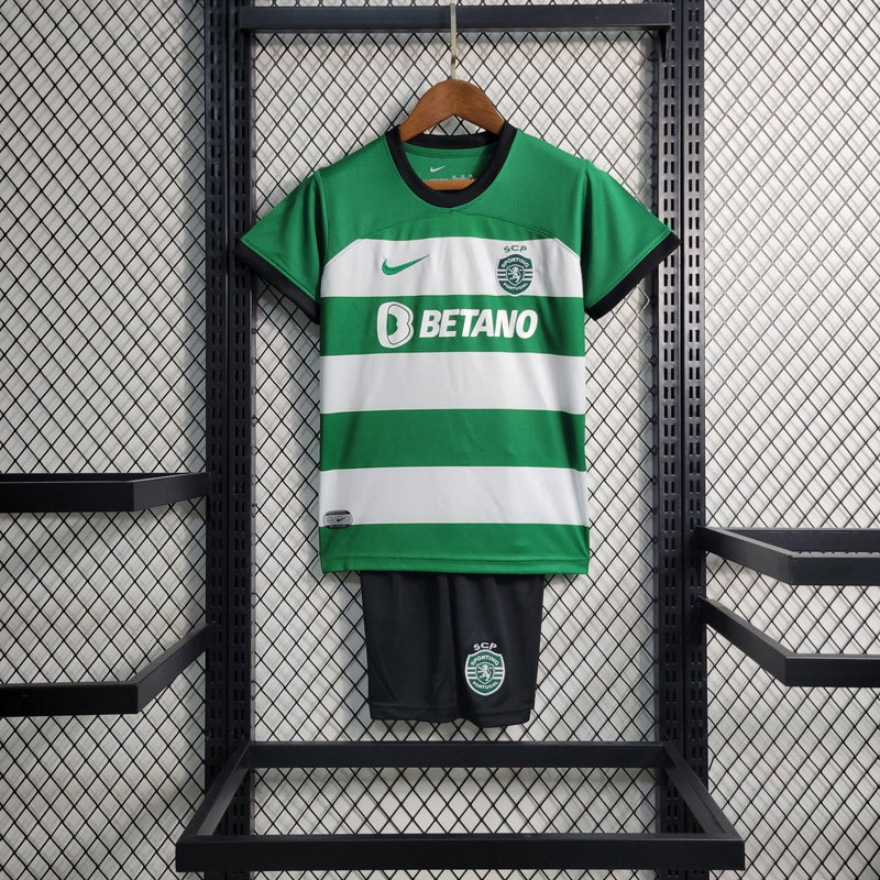 Kit Infantil Sporting Home 23/24 - FutStore Oficial!