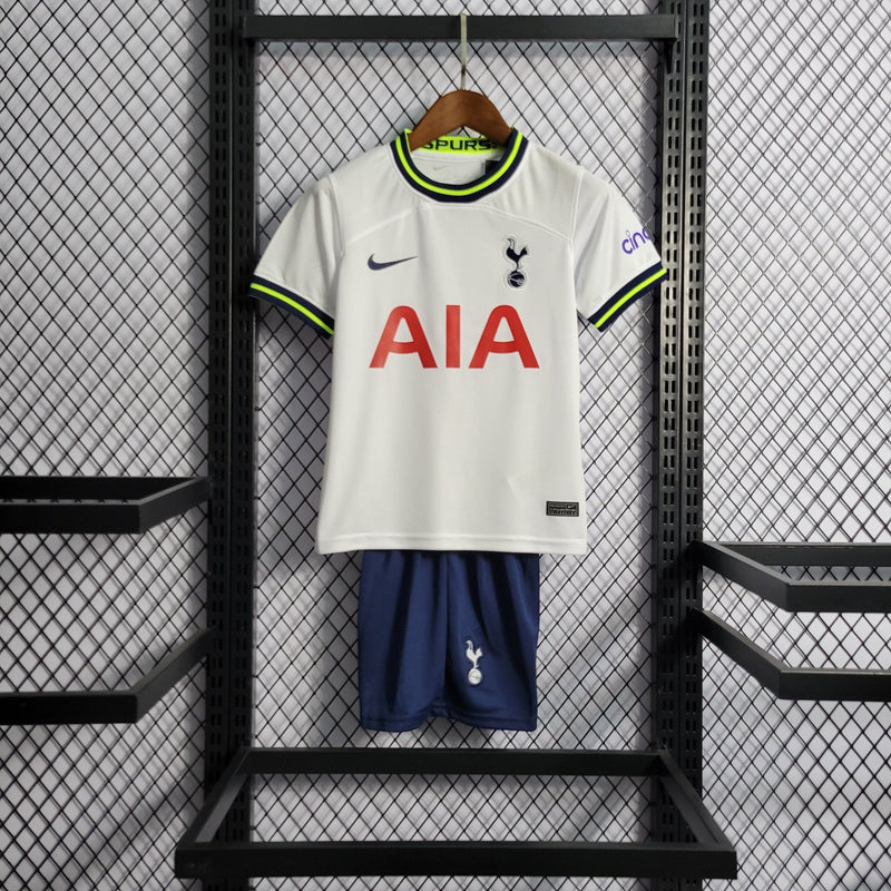 Kit Infantil Tottenham Titular 22/23 - FutStore Oficial!